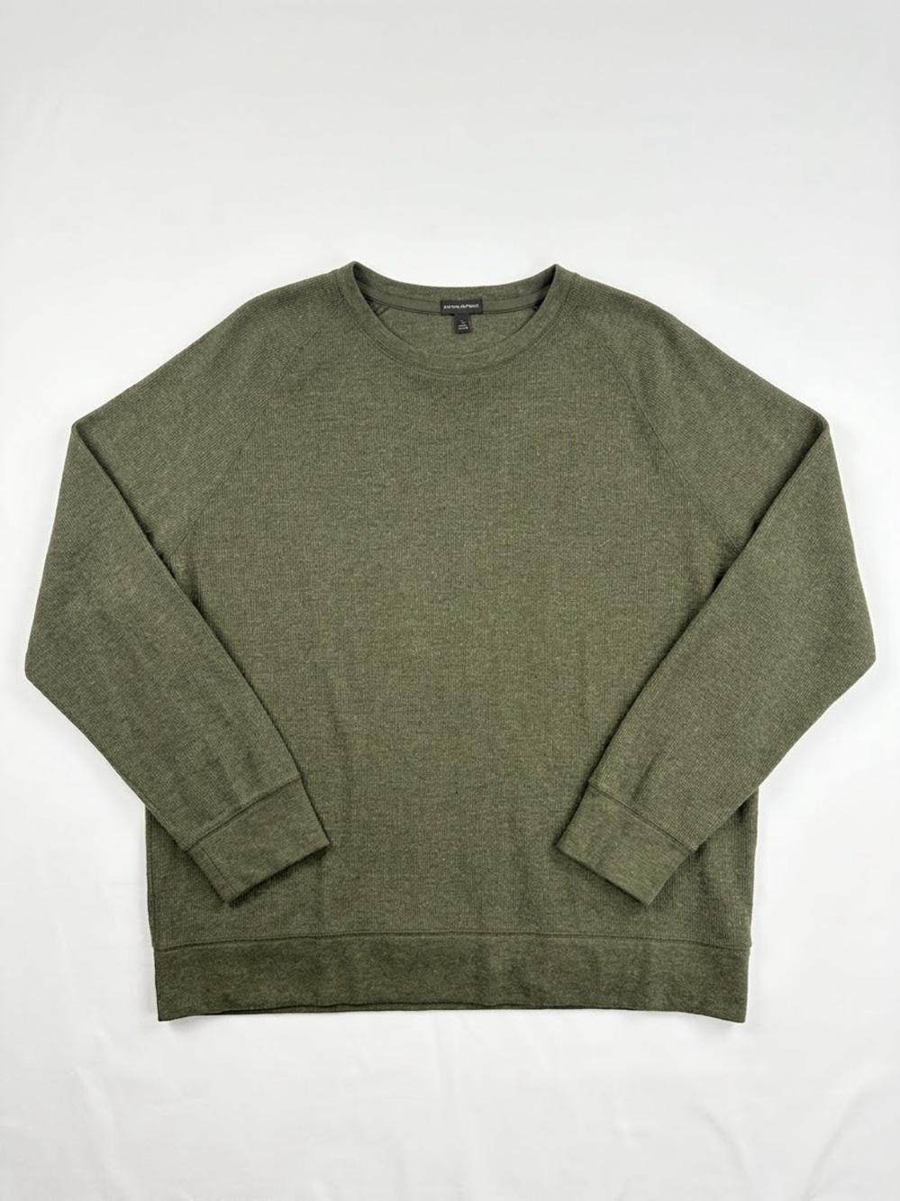 Banana Republic Men's Olive Green Crewneck Sweater